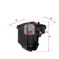 Kraftstofffilter für Mazda 3 BK | 24248293
