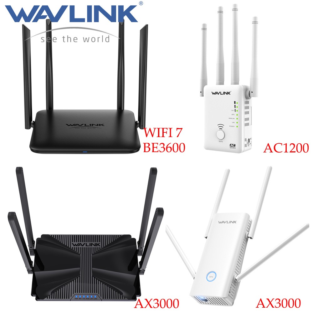 3600Mbps WiFi 7 Router Wireless Range Repeater AC1200 Router Gigabit Ethernet
