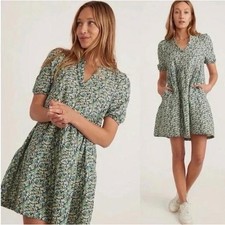 Marine Layer Tiered Mini Dress Women S Blue G...