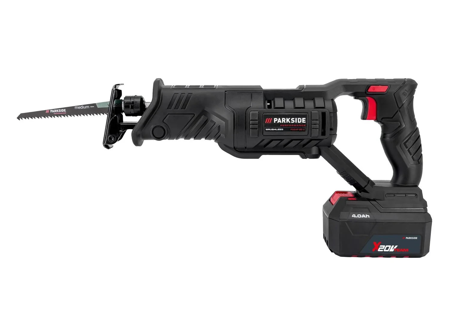 Scheda Tecnica Parkside Performance Seghetto Gattuccio 20V Batteria 4Ah