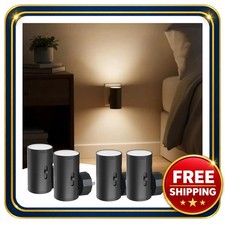 LED Night Light Plug in 4 Pack with Dusk to Dawn Sensor and Adjustable