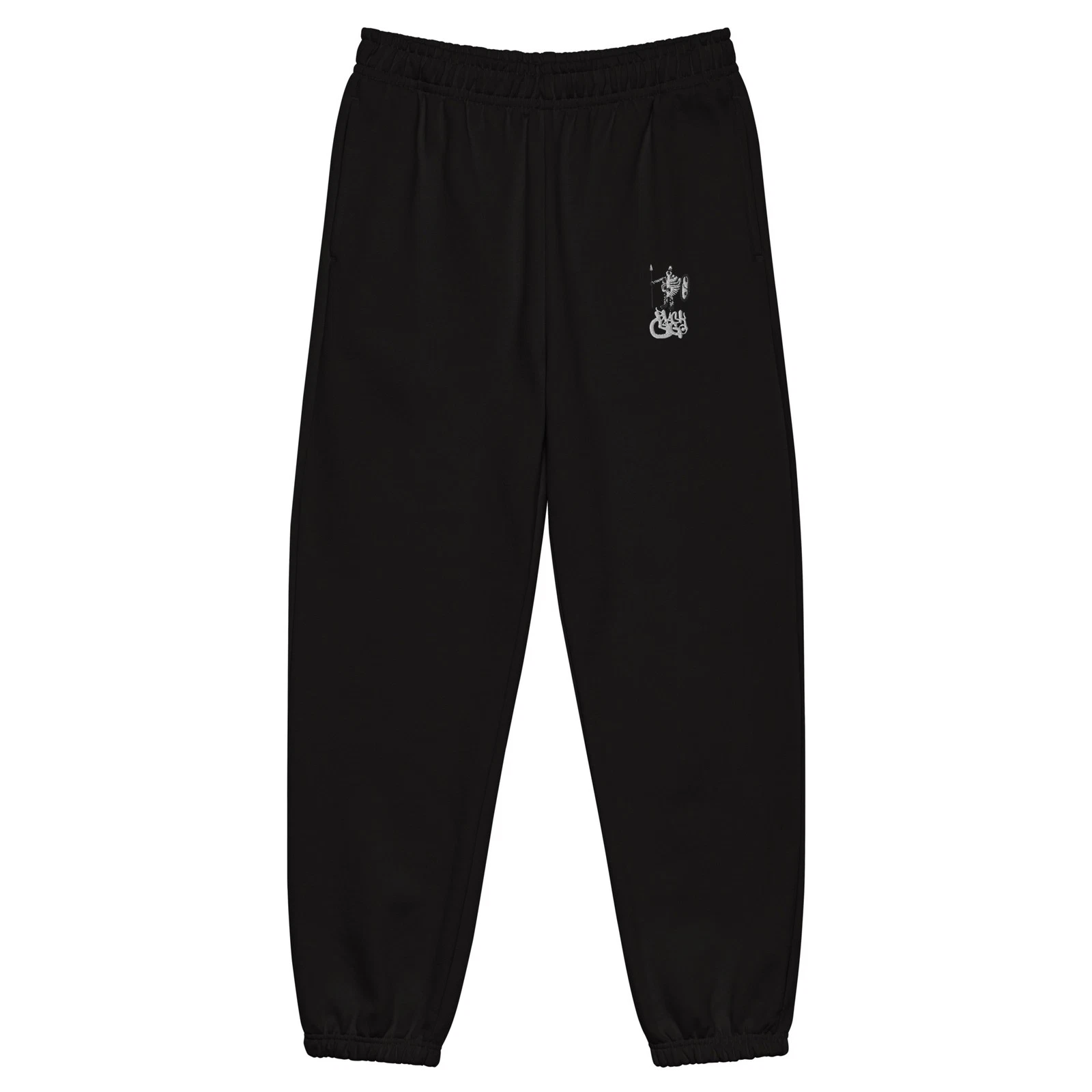 BlackCargo Apparel Mens Sustainable Streetwear Boxy Fit Fleece Sweatpants S 3XL