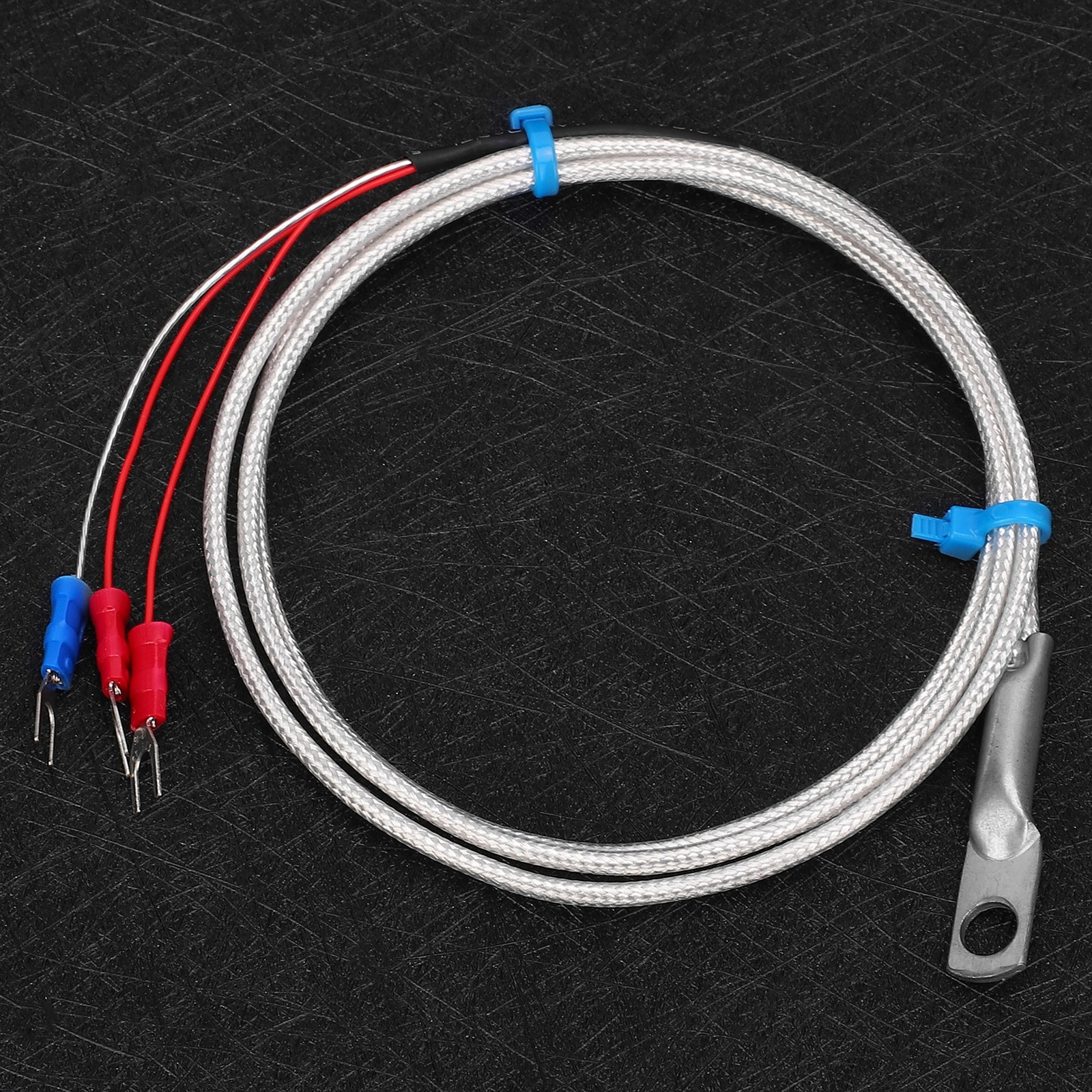 Temperature Sensor Probe PT100 Thermistor Temperature Measuring Probe Round Hole