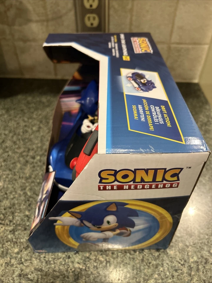 NEW in Box SEGA Sonic The Hedgehog Speed Star Lightning R/C JAKKS Remote Control - Image 2 of 4