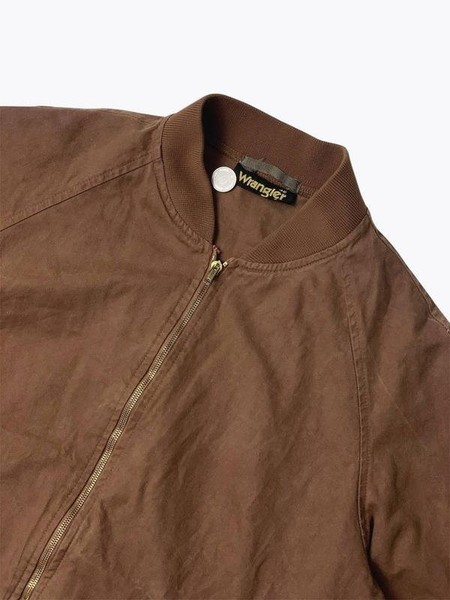Men Wrangler Jacket Brown Cotton 38 / M / 46