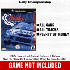 Rally Championship 100 Nintendo GameCube Memory Card Save CHEATS