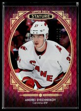 Andrei Svechnikov 8/25 Stature Portrait Red Variant 2020-21 #69
