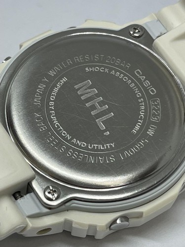 G-Shock DW-5600VT MHL Margaret Howell Colaboración Resina Blanco Usado, Batería Reemplazada - Imagen 10 de 15