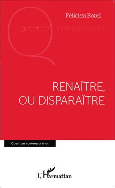 FéLicien Borel | RenaîTre, Ou DisparaîTre | Taschenbuch | FranzöSisch (2020)-image