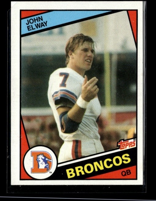 1984 TOPPS #63 JOHN ELWAY RC BRONCOS