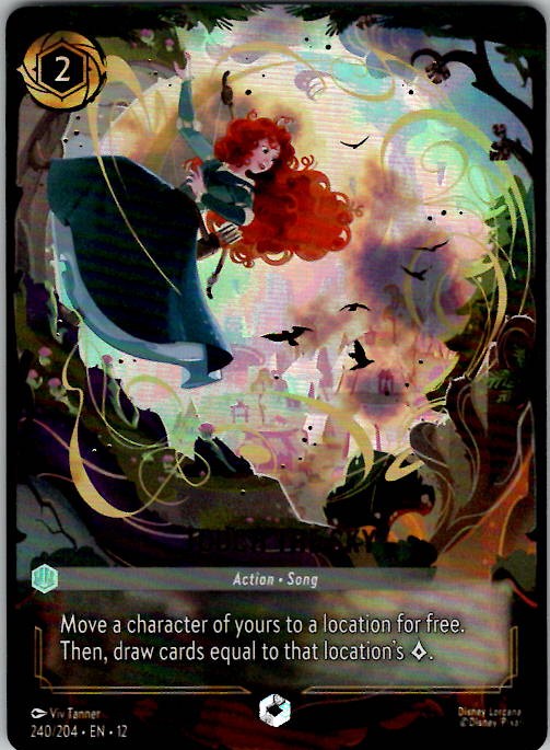 Touch the Sky (Enchanted) Wilds Unknown 240/204 Holo NM