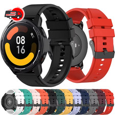 22mm Silicone Strap for Xiaomi Mi Watch Color 2 S1 Active Sports Soft Watchband