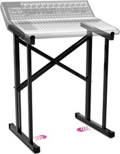 Adjustable Portable Audio Mixer Stand for DJ Turntables & Music Equipment
