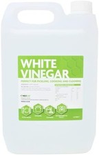 Hexeal White Vinegar 5L – 5L of Food Grade White Vinegar for Cooking, Cleaning 1.48 per litre