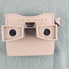 Vintage Sawyers Viewmaster Viewer View Master Tan Brown Taupe 1970s