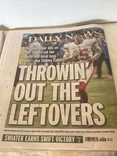 Taylor Swift/Travis Kelce Engaged Tay Yes New York Post & Daily News Newspapers - Picture 4 of 7
