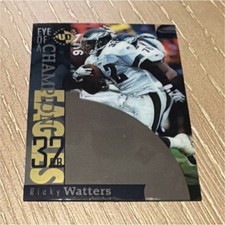 Upper Deck 1997 UD3 Eye of a Champion Ricky Watters Eagles #53 NFL Football Card