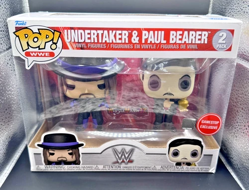 Funko Pop! WWE Undertaker Paul Bearer 2-Pack Vinyl Figures GameStop Exclusive