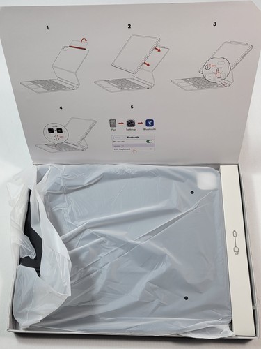 ESR iPad Air 13 pollici custodia tastiera M3/M2 2025/2024 Easy Set supporto magnetico - Foto 3 di 10