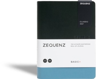 ZEQUENZ A6 Notizbuch Emerald Lagoon Basic Plus ideal für unterwegs & Alltag