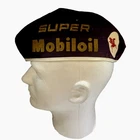 PEGASUS SUPER MOBILOIL MOTOR OIL Vintage Gas Jockey Oil Station Cloth Hat Cap ac
