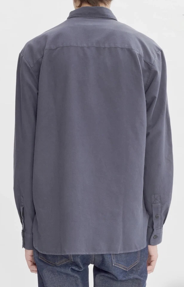 A.P.C. - Men - Jacket - Shirt - L - Grey - Designer - Paris - Brand New w/ Tags - Image 3 of 4