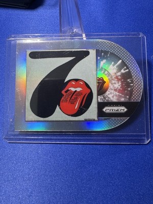 2025 Panini Prizm Rolling Stones Albums Die-Cuts Silver Sucking in Seventies #49