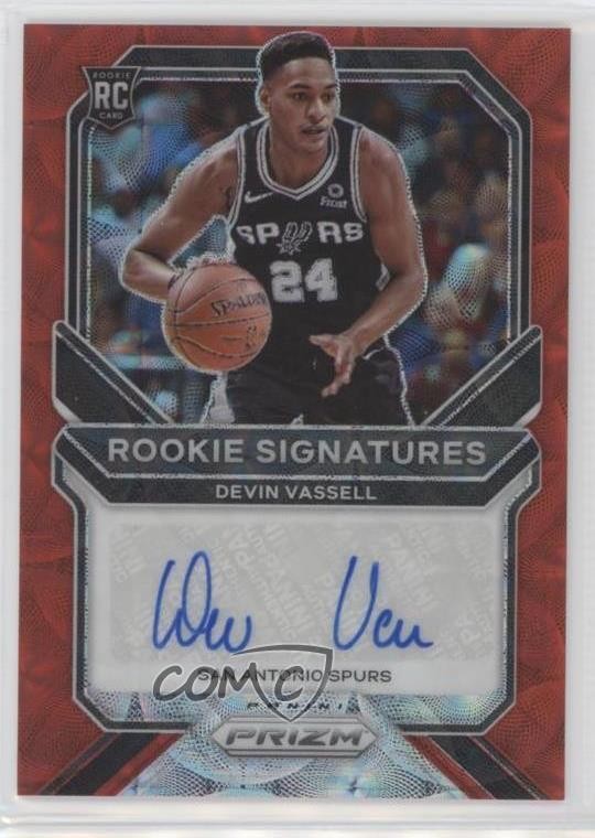 2020-21 Panini Prizm Rookie Signatures Choice Devin Vassell #RS-DVS Auto RC nr2