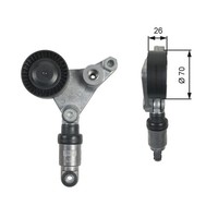 Gates Riemenspanner Keilrippenriemen Drivealign™ T39258 FüR Opel Signum Vectra 4