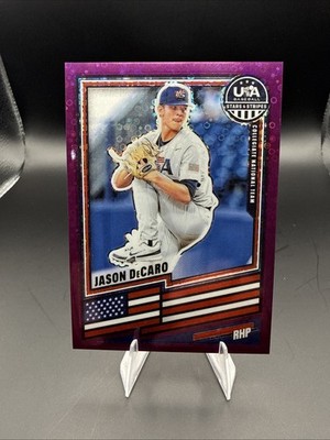 2026 Panini Stars & Stripes Purple Disco /99 Card #105 Jason DeCaro