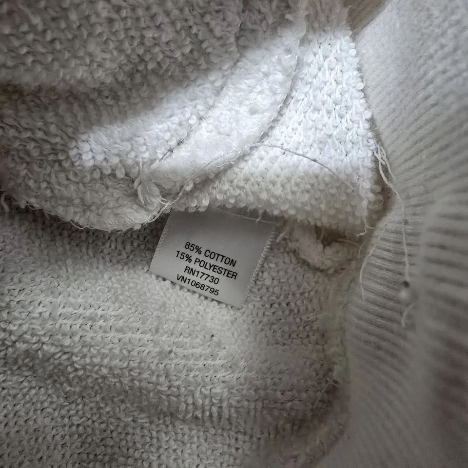 Sudadera Merona Para Mujer Crema Capucha Cuello M Acogedora Ropa de Salón Suave Pullover Top Foto 3 de 4