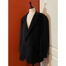 Vintage Polo Ralph Lauren Men's Blue Label Camel Hair Two Button Sport Blazer
