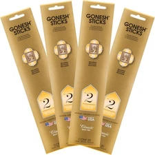 Gonesh Classic Collection 2 Incense (4 Pack), 80 Count 