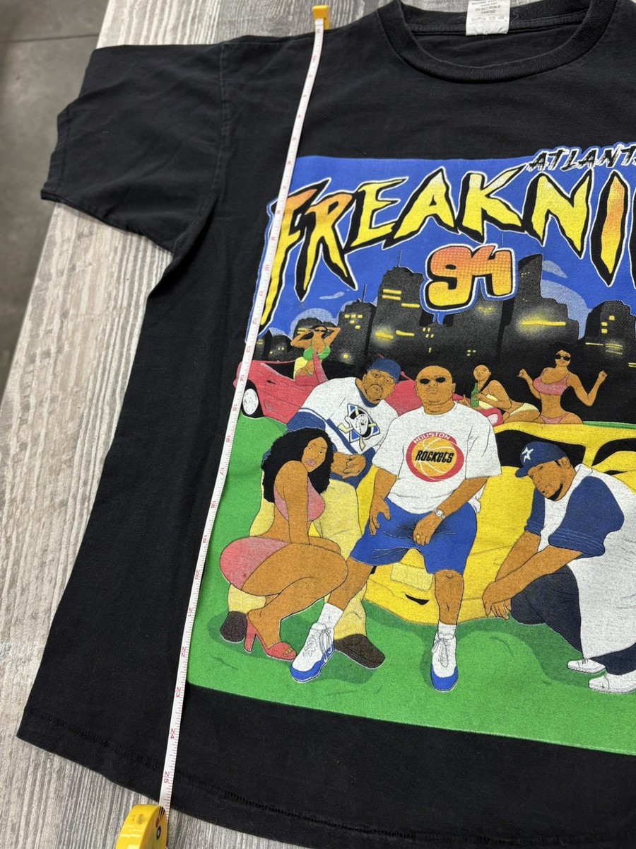 Vintage 1994 Atlanta Freaknik T shirt Size L Freaknic Air Brush