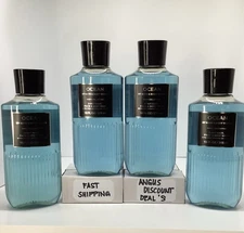 Bath & Body Works Mens “OCEAN “” 4 Pack”  3-1 Hair Face Body Wash Gel Shampoo