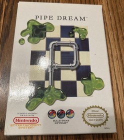 Pipe Dream NES Nintendo 1990 CIB W/Manual - Good Condition!