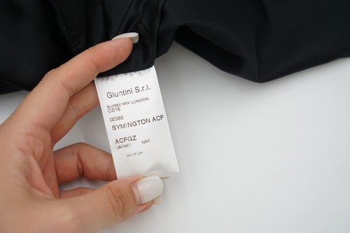 Women Burberry Blazer Peak Made In Italy Symington Size US4 - Picture 7 of 7