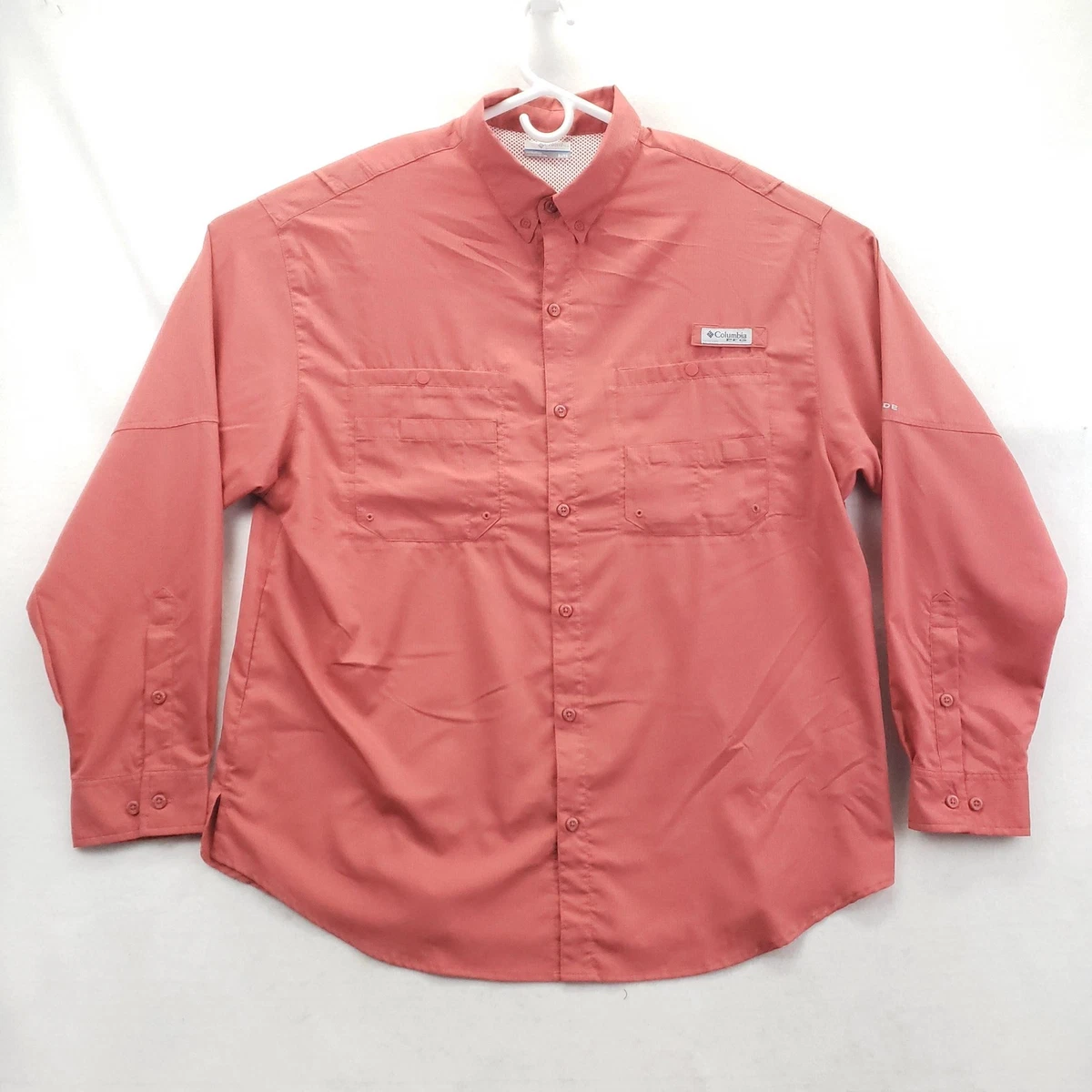Chemise Columbia PFG Homme Rose XXL Neuve Avec étiquette – Respirante Et Légère Pour La Pêche