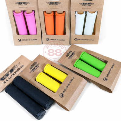 GT MTB Bicycle Handle Grips | Super Soft Kraton Rubber