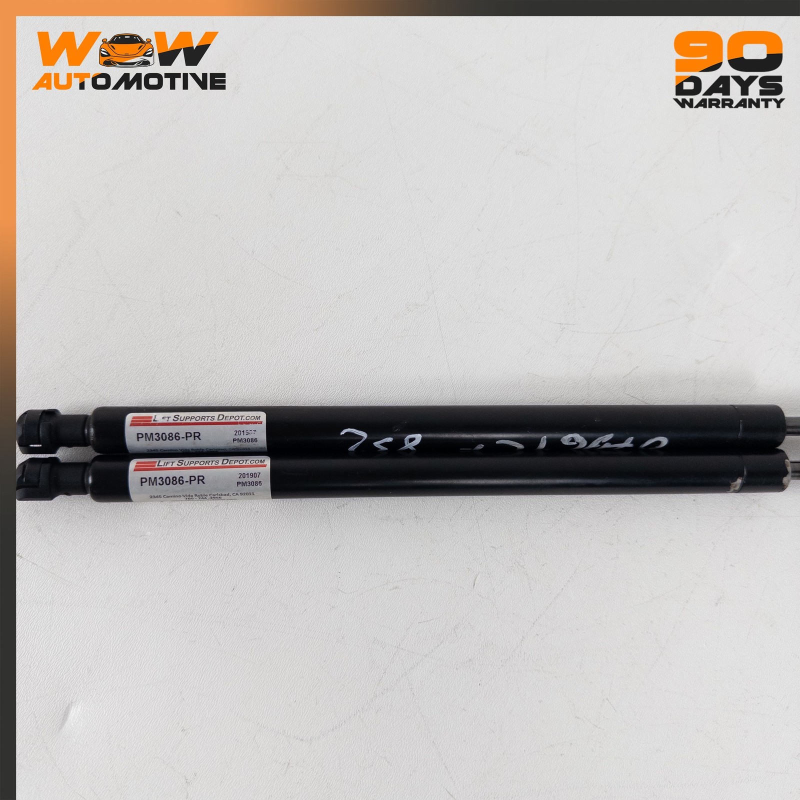 04-13 BENTLEY CONTINENTAL GTC FLYING SPUR HOOD LIFT SUPPORT SHOCK ABSORBER OEM
