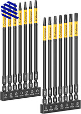 14pcs Impact Long Torx Bit Set 6 Inch T7t40 Tamper Proof Star Bits Set Magnetic 14pcs Impact Long Torx Bit Set 6 Inch T7t40 Tamper Proof Star Bits Set Magnetic