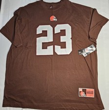 Mens Majestic Cleveland Browns Joe Haden Crewneck Jersey Size 4XL Big NWT NEW