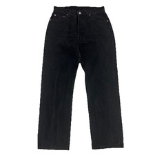 Vintage Levis 501XX Jeans Black Denim Button Fly Mens 30x30 Made In USA 90s