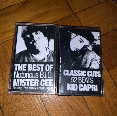 2X TAPE KINGZ MIXTAPES DJ MISTER CEE BEST OF BIG & KID CAPRI 52 BEATS HIP HOP