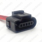 For Audi A3 A4 A5 A6 Q3 Q5 TT 5-Way MAF Mass Air Flow Sensor Connector Harness