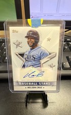 2022 Topps Series 1 - Baseball Stars Autographs Nelson Cruz #BSA-NC (AU)