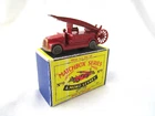 VINTAGE MATCHBOX 1:75 SERIES LESNEY No.9a DENNIS FIRE ENGINE + CRAFTED BOX.