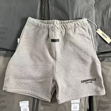 NEW Fear Of God Essentials Sweatshorts Dark oatmeal FREE SHIPPING- XS-XL 