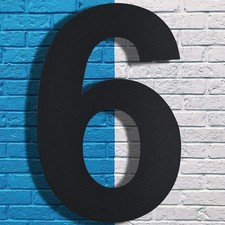 Modern House Numbers for Outside-12 Inch High Stainless Steel Home Address Nu...