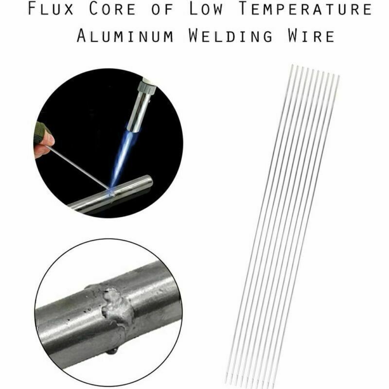 100PCS 50CM Aluminum Solution Welding Flux-Cored Rods Wire Brazing Rod ...
